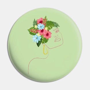 Tropical vibes Woman Pin