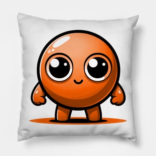 CUTE ORANGE PEA (ERVILHA LARANJA FOFA) Pillow