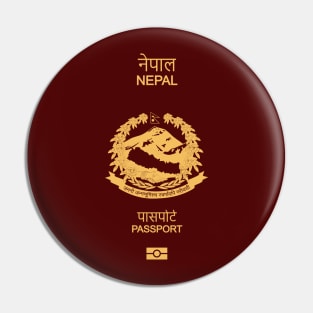 Nepal passport Pin