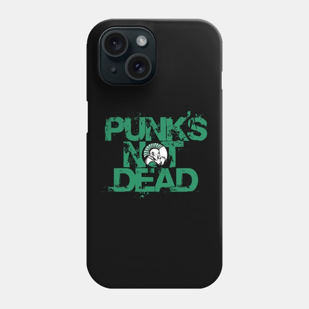 Punks Not Dead. Phone Case by NineBlack