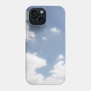 Blue Clouded Sky | Blue Clouded Sky Photography | Clouded Sky Fine Art Print Phone Case