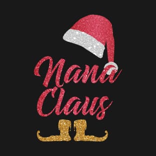 Funny Santa Nana Claus Merry Christmas Gifts for Men Women T-Shirt