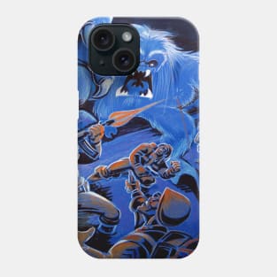 BennettBlackLight Blue Yeti Phone Case