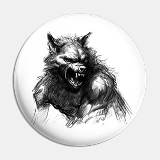 Werewolf Pin