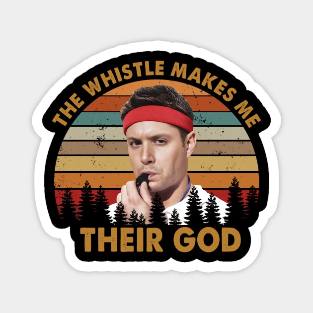 The whistle makes me their god dean winchester jensen Magnet by Den Tbd