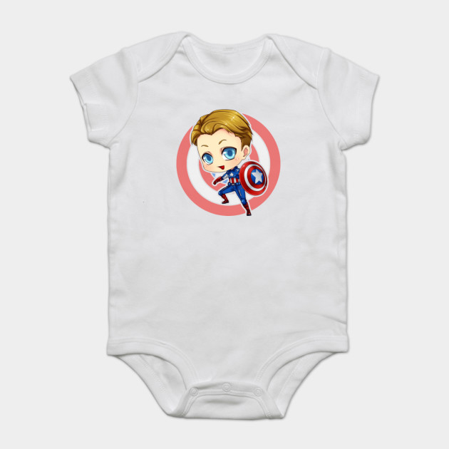 Chibi Captain America Marvel Superhero Fanart Captain America