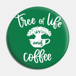 Tree of life and Coffee Pin