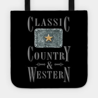 Lone Star - Classic Country and Western Belt Buckles Tote