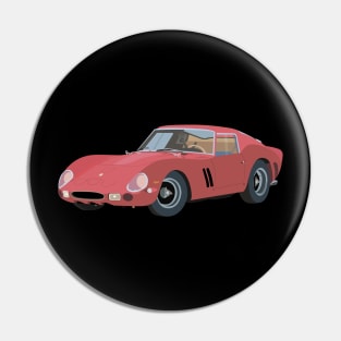 Vintage Red Sport Car Pin