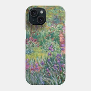 The Artist's Garden in Giverny by Claude Monet Phone Case