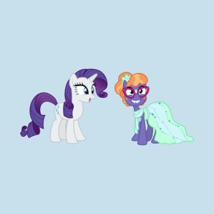 Rarity puts Frazzle Rock in a dress 2 T-Shirt