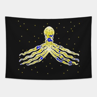 GREEK JUMPING OCTOPUS Tapestry