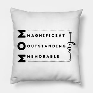 The Word MOM Meaning Pillow