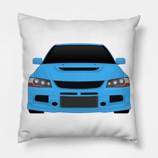 Evo IX light-blue Pillow