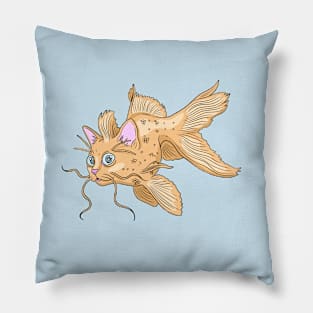 Cat Fish Pillow