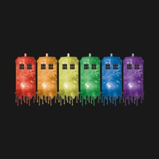 Tardis Over the Rainbow T-Shirt