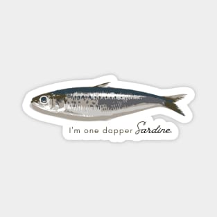 Dapper Sardine Magnet