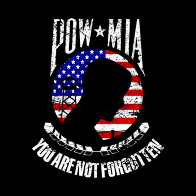 You Are Not Forgotten Flag Of Usa Pow Mia by Sink-Lux