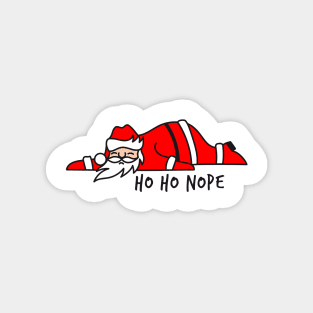 Ho Ho Nope Santa Claus Magnet