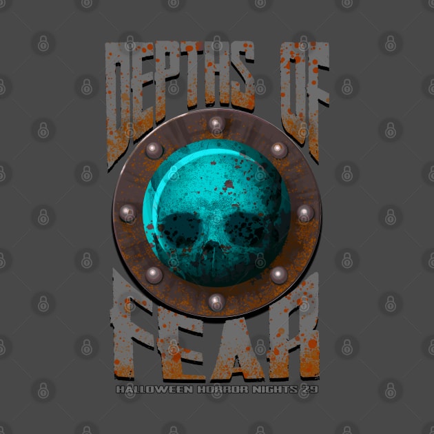 Depths of Fear T-Shirt by crowjandesigns