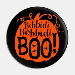 Bibbidi Bobbidi BOO (Orange) Pin