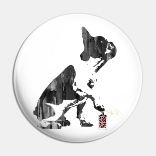 French Bulldog with perfume, French Bulldog, Frenchie Pin