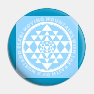 Moving Mountains (Blue) Pin