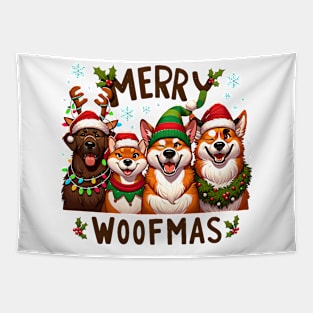 Jolly Woofmas Tapestry