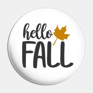 Hello fall Pin