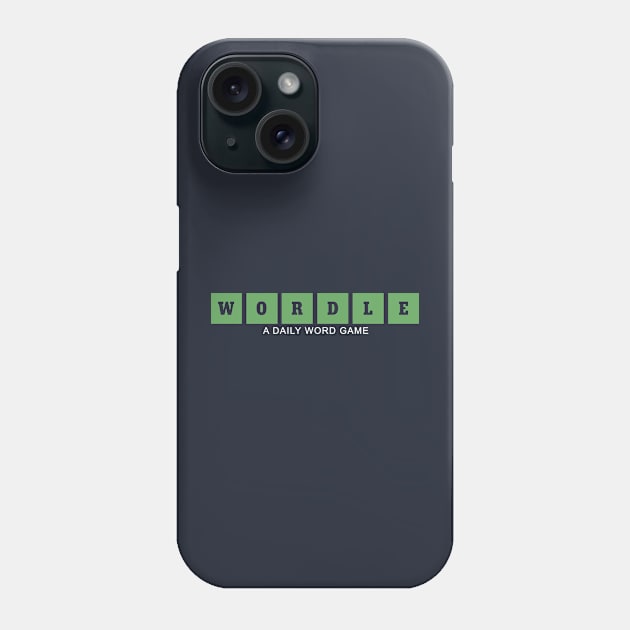 Wordle- A Daily Word Game Phone Case by Amanda Bennett