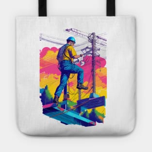 Lineman design for Apprentice Lineman Tote