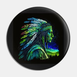 Indigenous man Pin