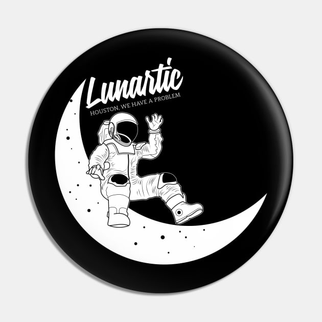 Lunartic Pin by rjartworks