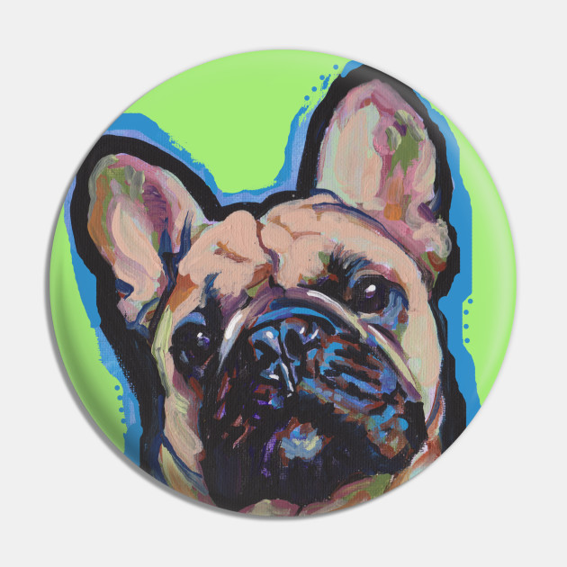 French Bulldog Dog Bright Colorful Pop Dog Art French Bulldog