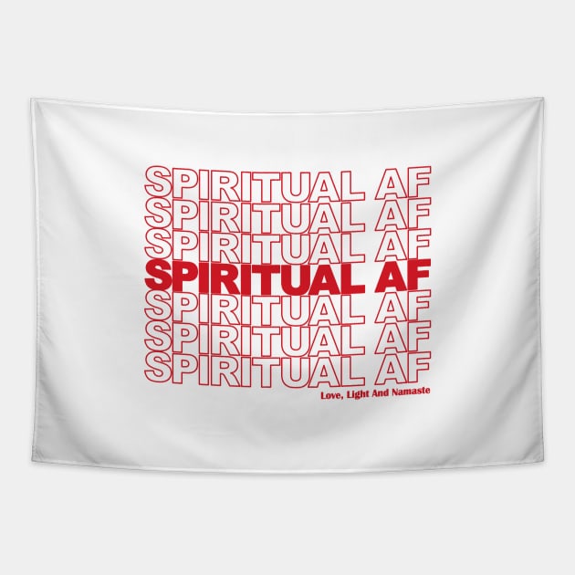 Spiritual AF Tapestry by Nirvanax Studio