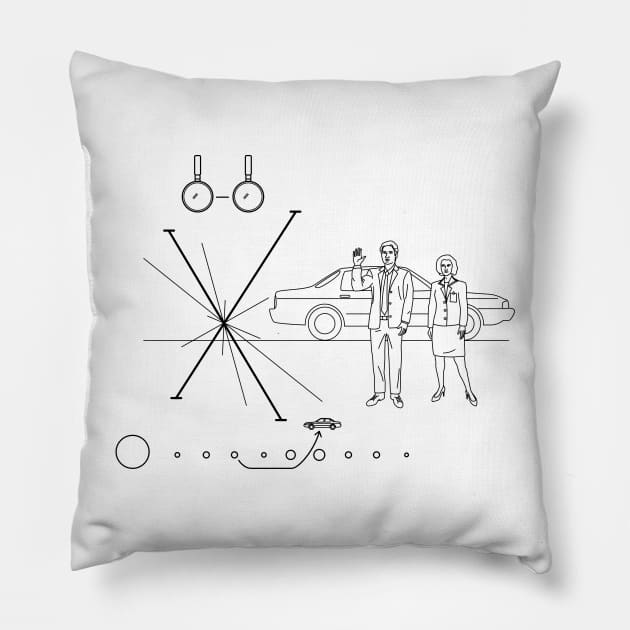 Mystery plaque Pillow by ntesign