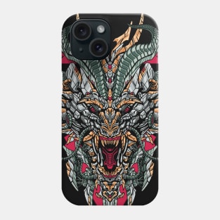 Great Dragon Mecha Illustration Phone Case