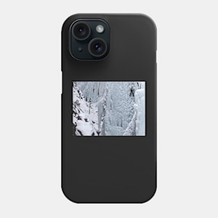 Ice climbing Phone Case