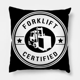 Forklift Certified Meme Pillow