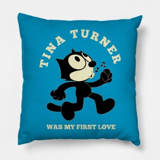 tina turner my first love Pillow