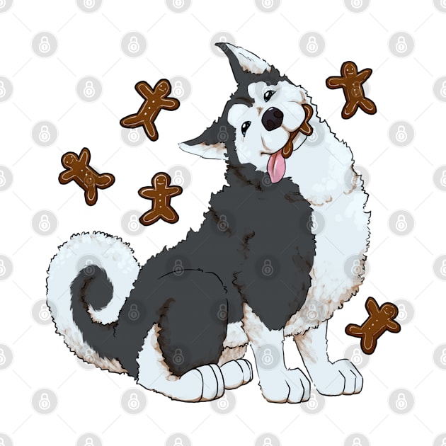 Husky Gingerbread by mcbenik