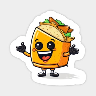 kawaii Taco T-Shirt cute potatofood Magnet