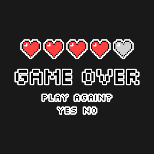 Game Over Design T-Shirt