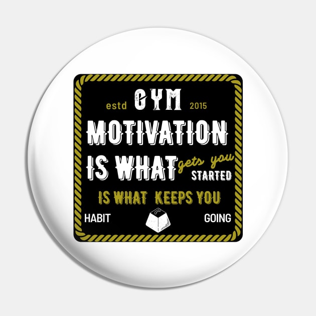 Gym motivation logo Pin by ZM1