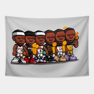 LeBron James Career Tapestry