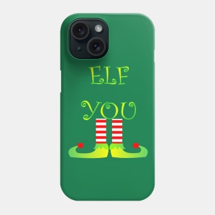 1980s Matching Family Christmas Funny  Elf Phone Case