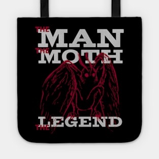 The man The Moth The Legend Tote