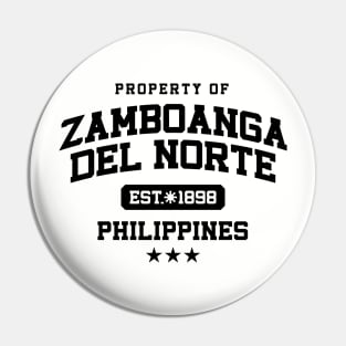 Zamboanga del Norte - Property of the Philippines Shirt Pin