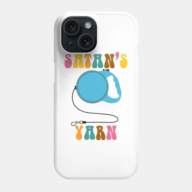 Satan’s Yarn Funny Veterinary Phone Case by BlackCatArtBB