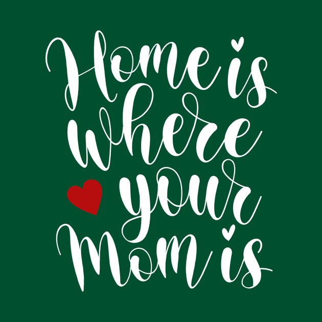 Home Is Where Your Mom Is Mother's Day Inspirational Quote by Jasmine Anderson